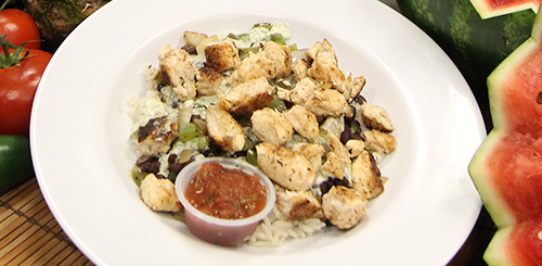 chicken protein bowl