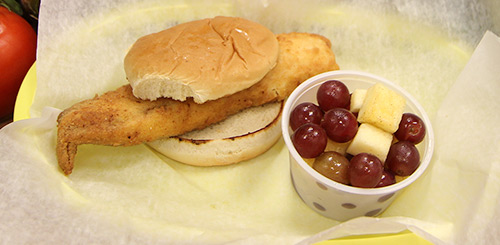 kids fish sandwhich